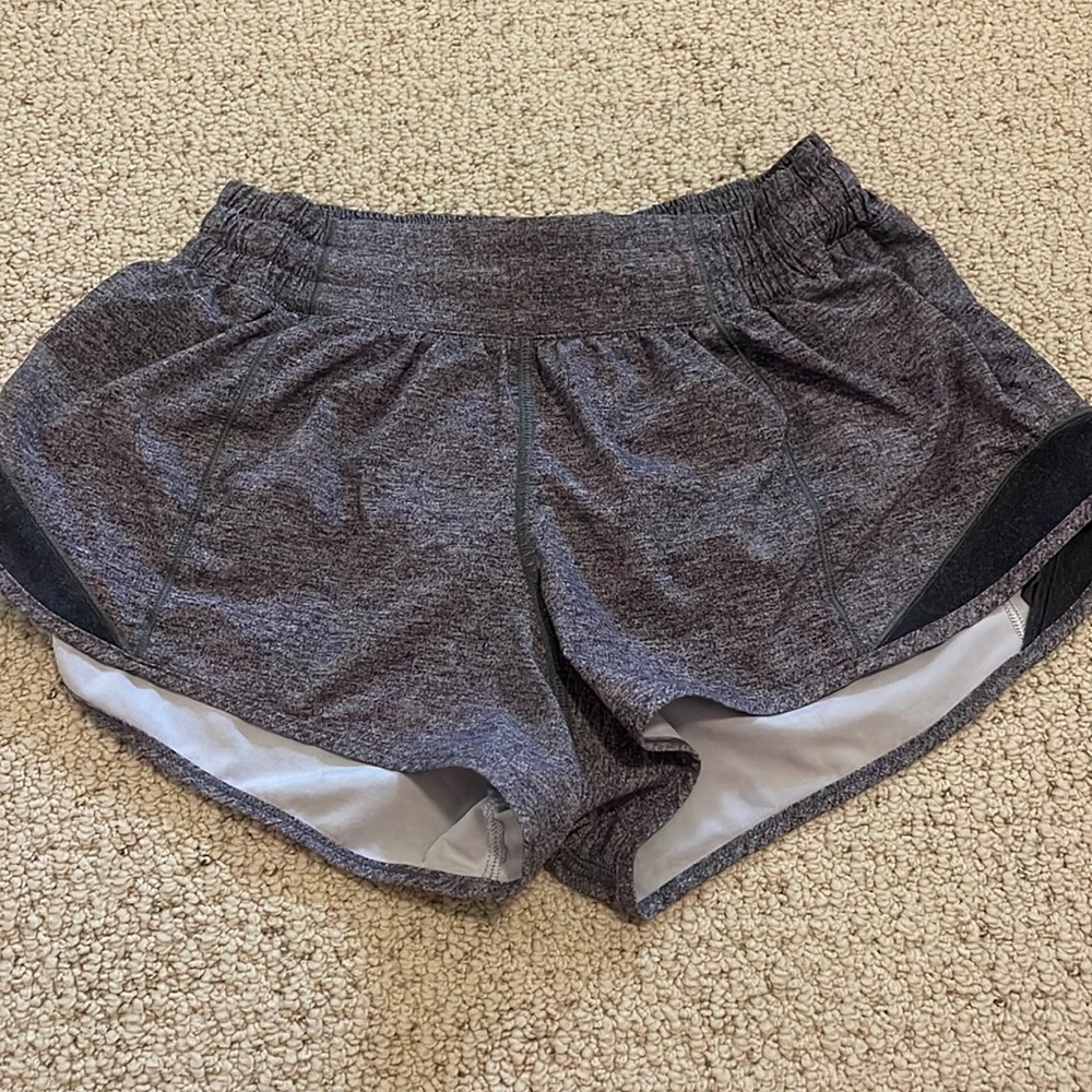Gray lululemon shorts